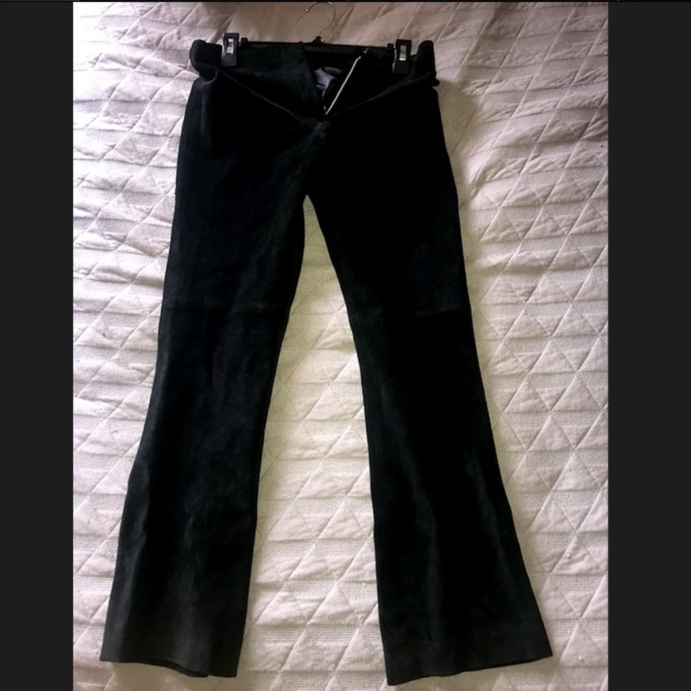 Arden B Suede Leather Pants